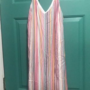 Staccato Striped Dress